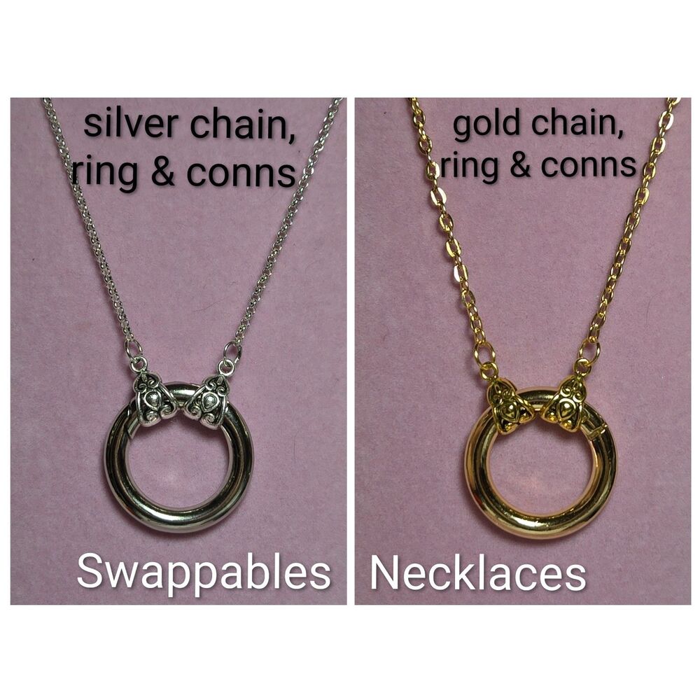 HAND CRAFTED Swaps Jewelry Necklace: Artisan Custom Color/Interchangeable Design